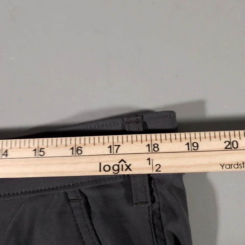 Eddie Bauer Travex Pants Mens 36x30 Gray Nylon Spandex Stretch Hiking Outdoor
